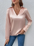 Seide Stoffe Unifarben Urban Bluse