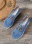 Damen Strass Kette Atmungsaktiv Slip-On Sneakers