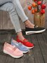 Damen Strass Kette Atmungsaktiv Slip-On Sneakers