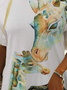 Intim Giraffe Rundhals T-Shirt