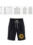 Damen Sonnenblume Shorts Hose mit Weitem Bein Lässig Sommer Shorts