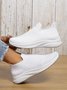 Unifarben Dämpfung Atmungsaktiv Hohe Elastizität fliegen Gewebe Sneakers