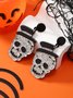 Halloween Glitzernd Schädel Hut Zucht Ohrringe