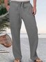 Lässig Unifarben Hose