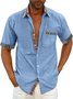 Herren Lässig Kariert Patchwork Shirts Urban jeden Tag Urlaub Kleidung