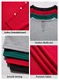 Damen Textbriefe V-Ausschnitt Einfach Frühling/Herbst Langarm Sweatshirt