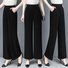 Damen Hose Gerade Hosen Täglich Ausgehen Lässig Tasche Patchwork Unifarben Alle Jahreszeiten Hose