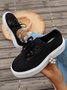 Lässig Schnürung Dekor Atmungsaktiv Textil Skate-Schuhe