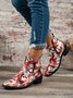Halloween Schädel Retro Rosa Slip On Chelsea Stiefelette