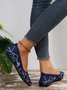 Lässig Leopard Geometrisch Textil Flache Schuhe