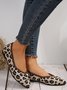 Lässig Leopard Geometrisch Textil Flache Schuhe