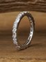 Strass Nachahmung Blau Türkis Ring Sets