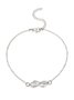 Damen Strass Strand Fußkettchen