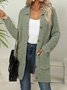Weit Lässig Teddy Jacke