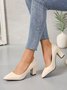 Damen minimalistisch Pendeln Blockabsatz Flache Schuhe