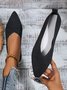Damen minimalistisch Hochelastisch Textil Lässig Flache Schuhe