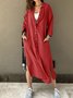 Hemdkragen Freizeitkleid Mit Nein