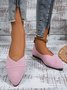 Damen minimalistisch Hochelastisch Textil Lässig Flache Schuhe