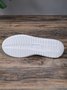 Rosa Stickerei Grau Atmungsaktiv Slip On Flyknit Sneakers