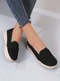 Dame minimalistisch Bequem Flach Halbschuhe