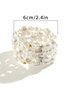 Elegant Irregulär Faux Perle Türkis Perlen Arm Wickeln Kette