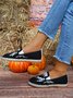 Damen Geblümt Blätter Stickerei Slip On Espadrille Slippers