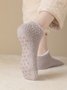1 Paar Damen Wärme Korallenvlies Silikon Anti-Schleudern Socken für den Boden