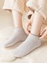 1 Paar Damen Wärme Korallenvlies Silikon Anti-Schleudern Socken für den Boden
