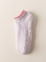 1 Paar Damen Wärme Korallenvlies Silikon Anti-Schleudern Socken für den Boden