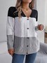 Wolle/Stricken Lässig Weit Strickjacke