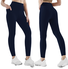 Damen Lässig Unifarben Alle Jahreszeiten Tasche Patchwork Knöchelhose Leggings