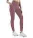 Damen Lässig Unifarben Alle Jahreszeiten Tasche Patchwork Knöchelhose Leggings