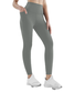 Damen Lässig Unifarben Alle Jahreszeiten Tasche Patchwork Knöchelhose Leggings