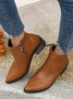 Retro Blockabsatz Klassisch Stiefelette
