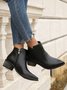 Retro Blockabsatz Klassisch Stiefelette