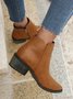 Retro Blockabsatz Klassisch Stiefelette