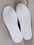 Damen minimalistisch Metall Dekor Slip On Schuhe