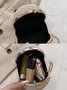Party Strass Kiss Lock Kreis Kupplung Tasche Mit Metallkette