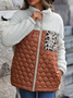 Fluff/Granular-Fleece-Stoff Weit Lässig Teddy Jacke