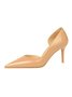 Damen minimalistisch Stiletto-Absatz Seite Hohl Pumps