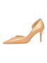 Damen minimalistisch Stiletto-Absatz Seite Hohl Pumps