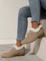Damen minimalistisch Pelzig Plüsch Gefüttert Stiefelette