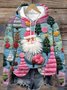 3D-Digitaldruck Weihnachten Lässig Weit Kapuze