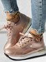 Lässig PU Unifarben Alle Jahreszeiten Lässig Schuhe