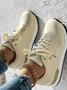 Lässig PU Unifarben Alle Jahreszeiten Lässig Schuhe