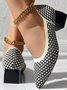 Alle Jahreszeiten Lässig Unifarben Textil Flache Schuhe
