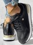 Lässig PU Unifarben Alle Jahreszeiten Lässig Schuhe