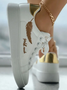 Abstrakt Dicker Boden Skate-Schuhe