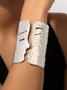Valentinstag Irregulär Gesicht Design PUNK Manschette Armreif