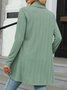 Damen Sommer Oberbekleidung Lässig Unifarben Schal Jacke